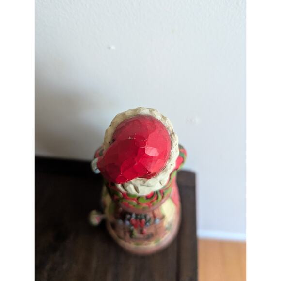 Jim Shore All Is Merry and Bright #4044666 Rotating Musical Santa Deck the Halls - Picture 4 of 6